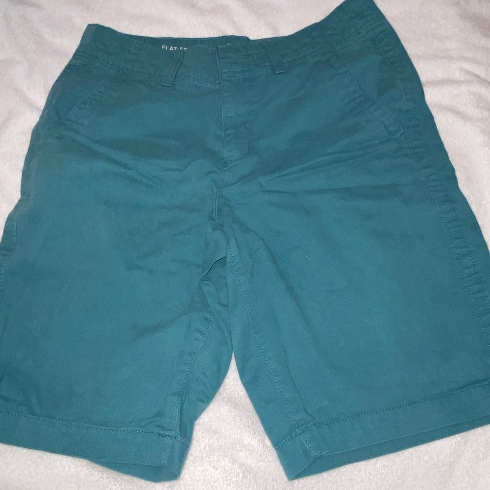 Urban Pipeline Teal Flat Front Shorts